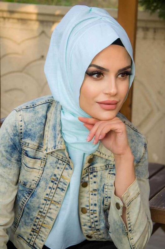 Aişe Tesettür - Mint Hazır Eşarp - 50301