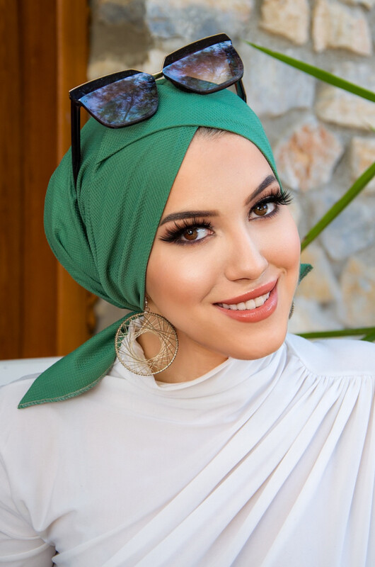  - Bahar Yeşili Çapraz Bantlı Bone
