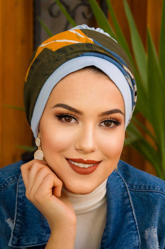 Bebe Mavi İndigo Bantlı Bone