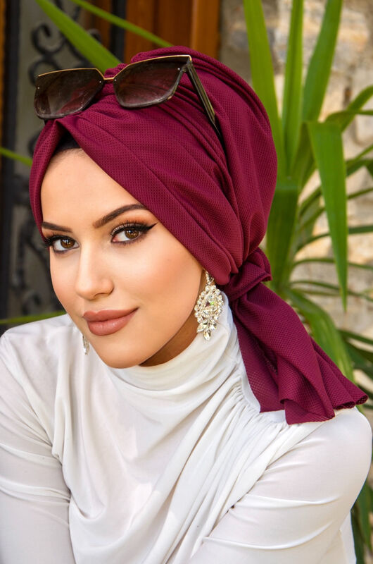 Bordo Tokalı Bone