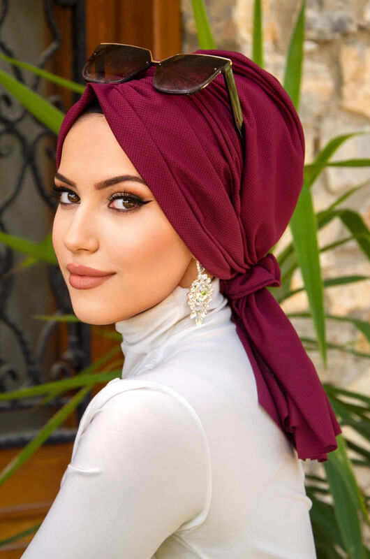 Bordo Tokalı Bone