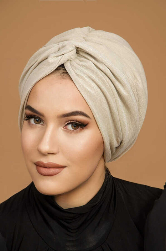  - Ekru Simli Burgu Model Dolgulu Bone
