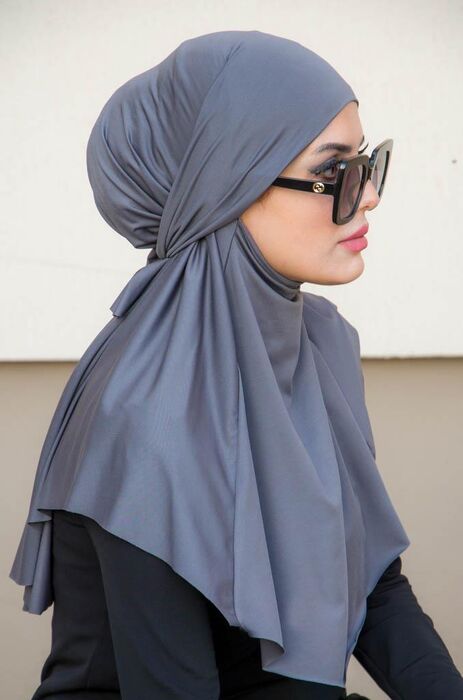 Füme Oversize Hijab
