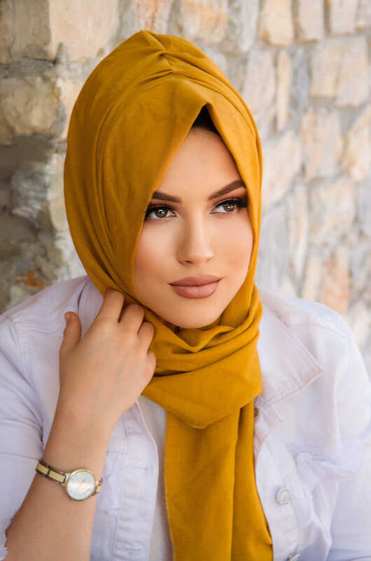 Hardal Hazır Eşarp