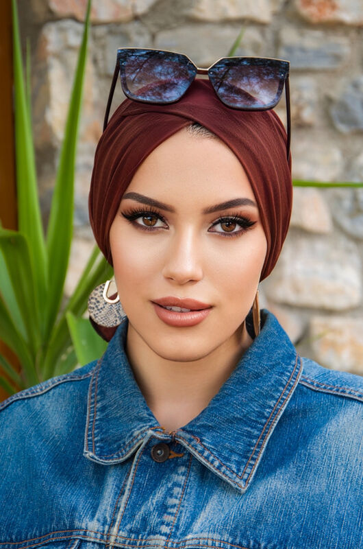 Kızıl Kahve Çapraz Havuz & Deniz Bonesi