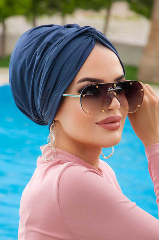 Lacivert Burgu Deniz Bonesi