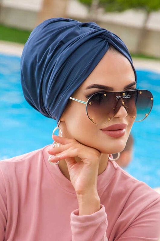 Lacivert Burgu Deniz Bonesi