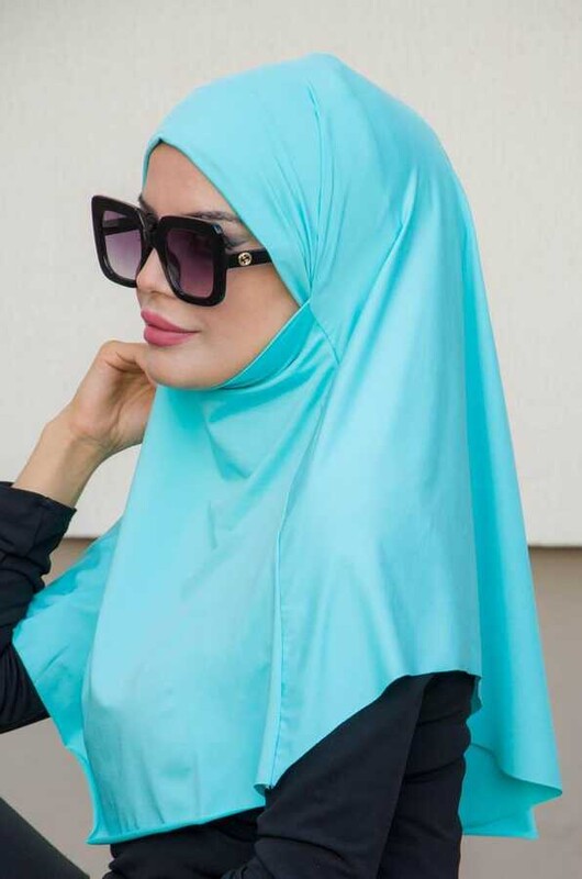 Aişe Tesettür - Mint Oversize Hijab (1)