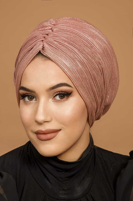 Pudra Büzgülü Dolgulu Bone - Thumbnail