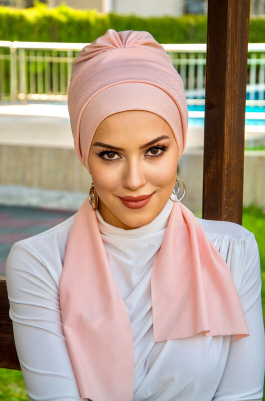 Pudra Hazır Atkılı Bone