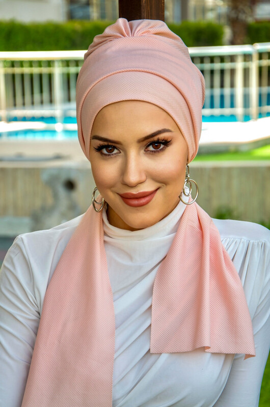 Pudra Hazır Atkılı Bone - Thumbnail