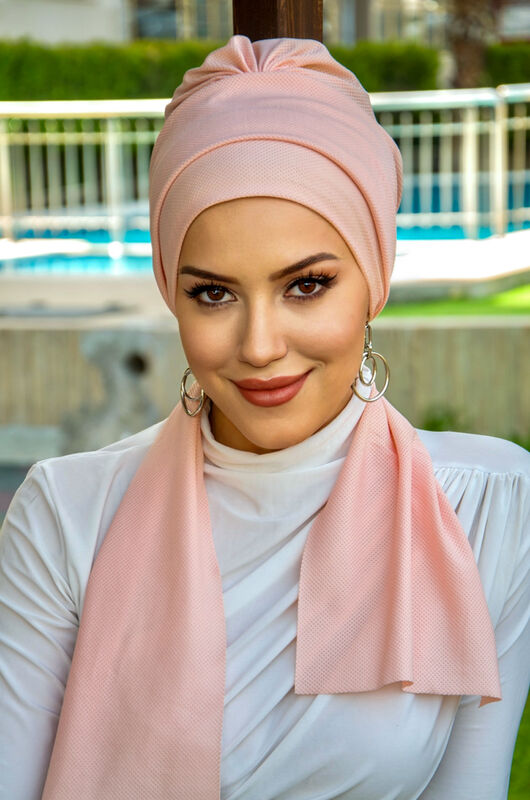 Pudra Hazır Atkılı Bone