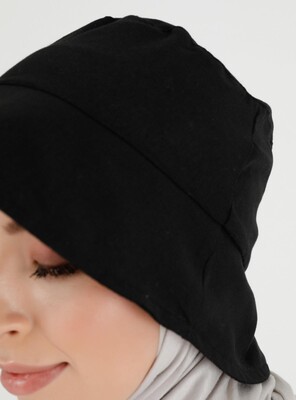 Siyah Bucket Şapka - Thumbnail