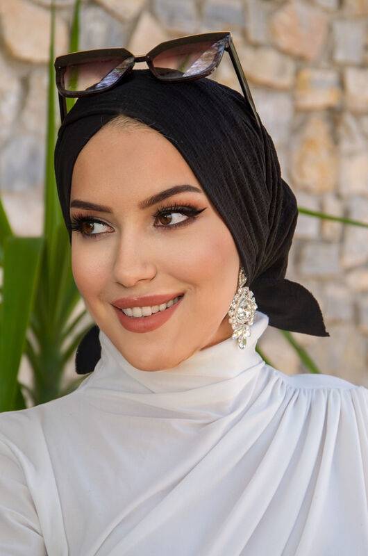 Siyah Çapraz Bone