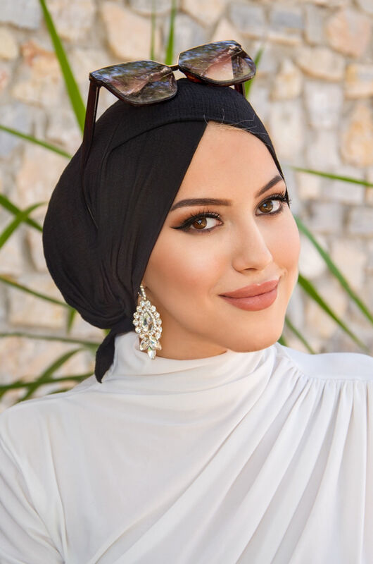Siyah Çapraz Bone