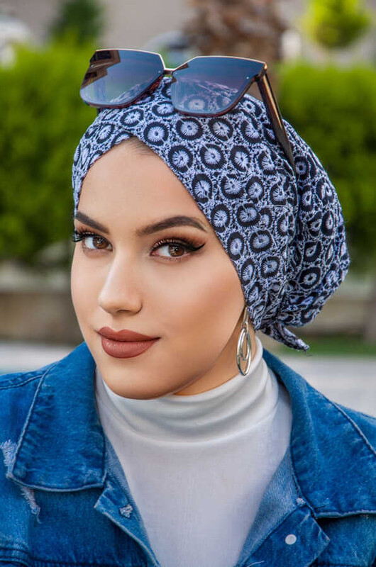 Siyah Puanlı Çapraz Bone - Thumbnail