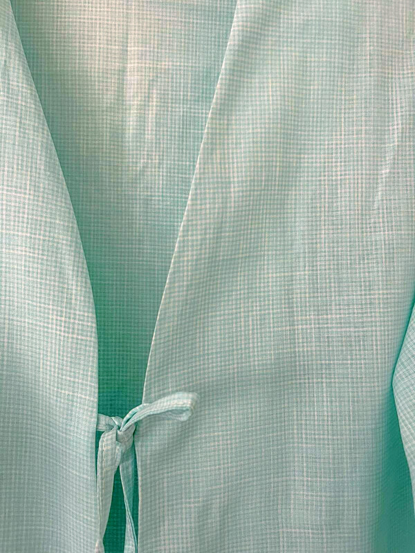  - Su Yeşili Önü Bağlamalı Kimono Tunik (1)