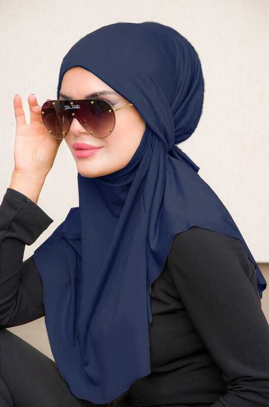 Lacivert Oversize Hijab
